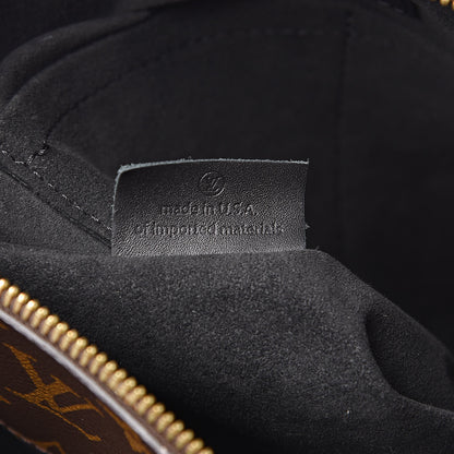 Louis Vuitton Monogram Flower Zipped Tote PM Black 7 of 10