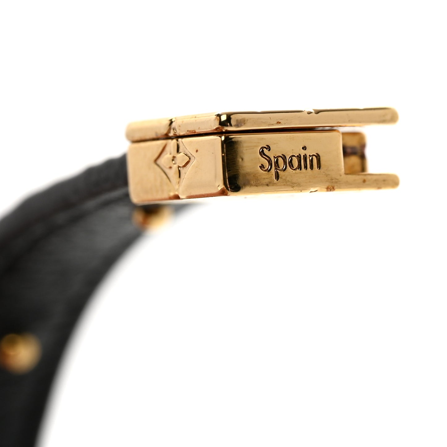 Monogram LV Circle Reversible Bracelet 17 Black