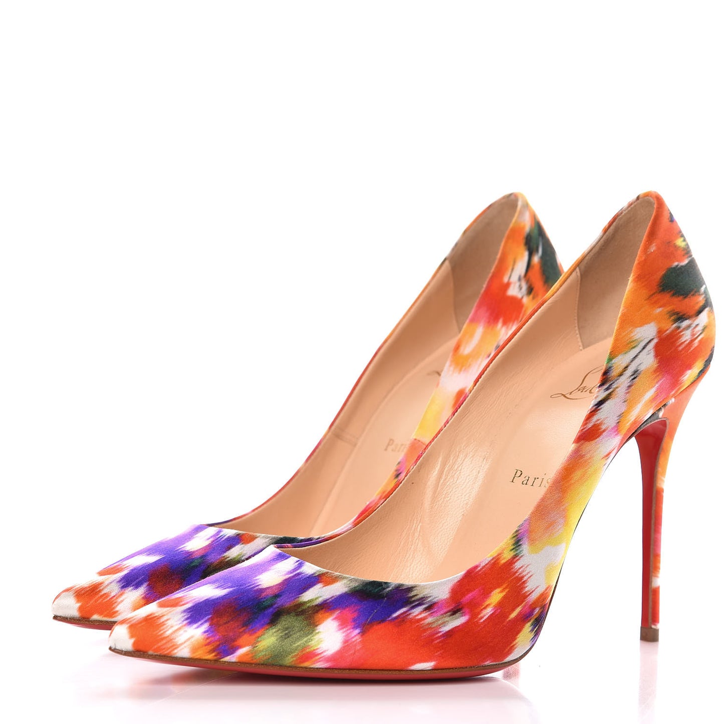 Satin Bouquet Decollete 554 100 Pumps 40 Multicolor