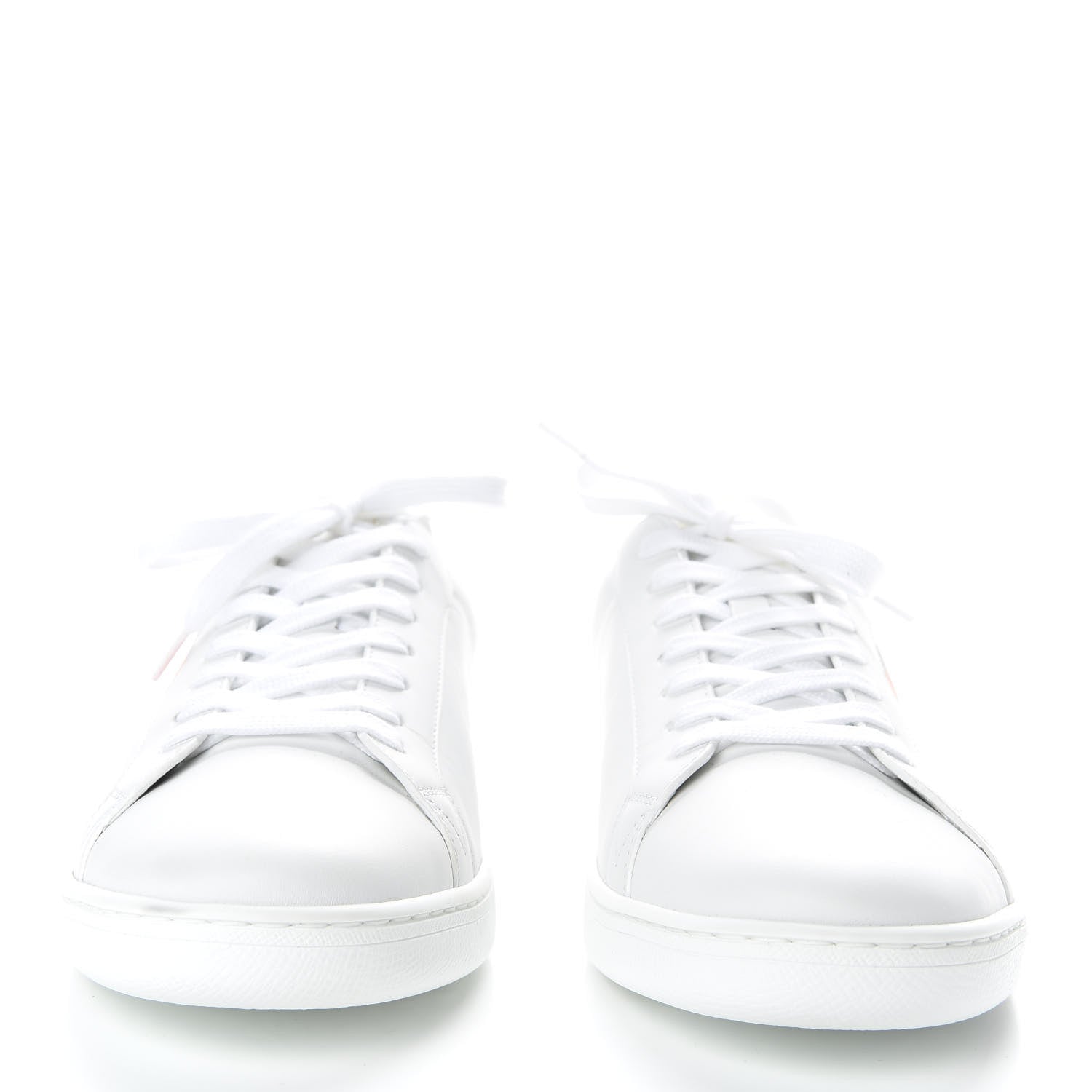 Louis Vuitton Calfskin Mens Luxembourg Sneakers 7 White Orange Navy 2 of 13