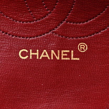Chanel Lambskin Quilted Medium Double Flap Black 6 of 9