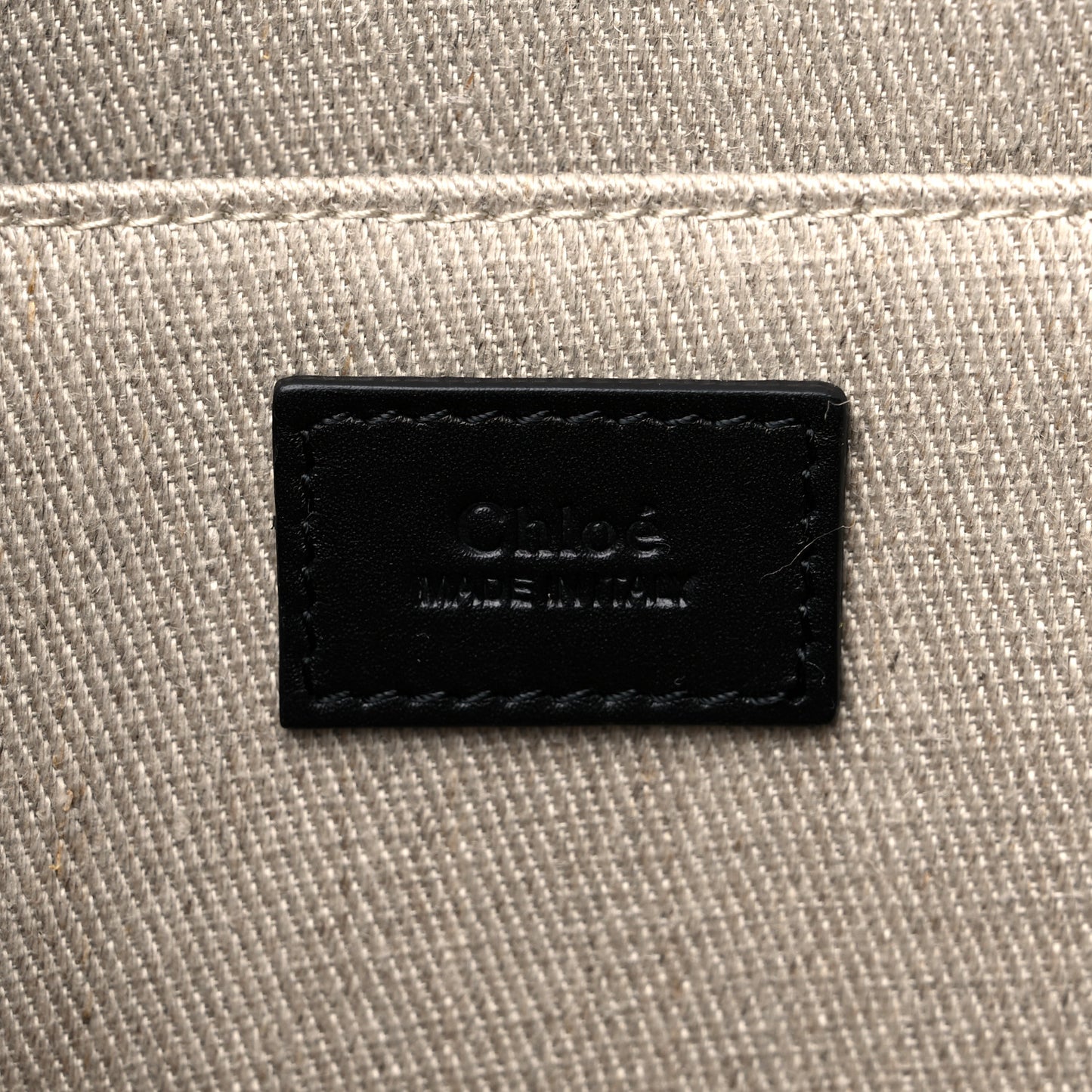 Calfskin Medium Woody Tote Black