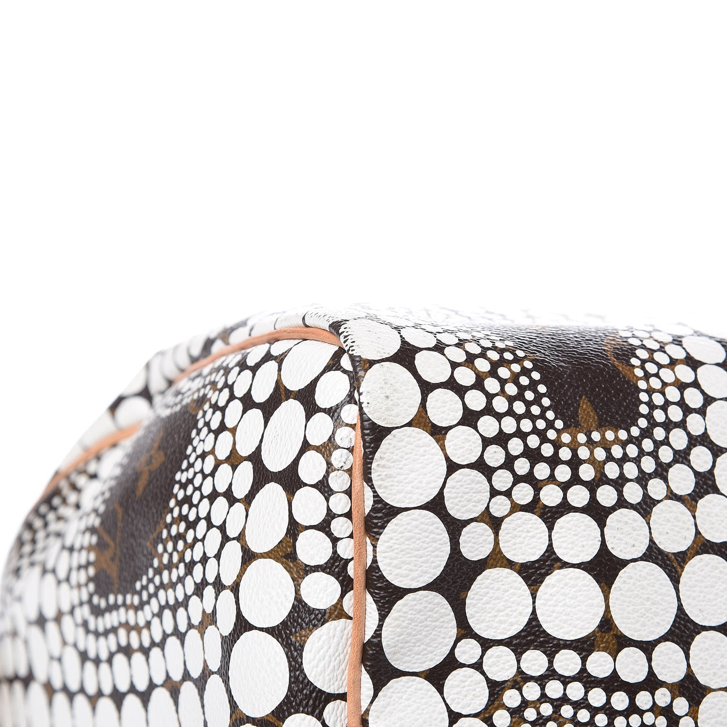 Louis Vuitton Monogram Kusama Town Speedy 30 White 9 of 15