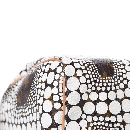 Louis Vuitton Monogram Kusama Town Speedy 30 White 9 of 15
