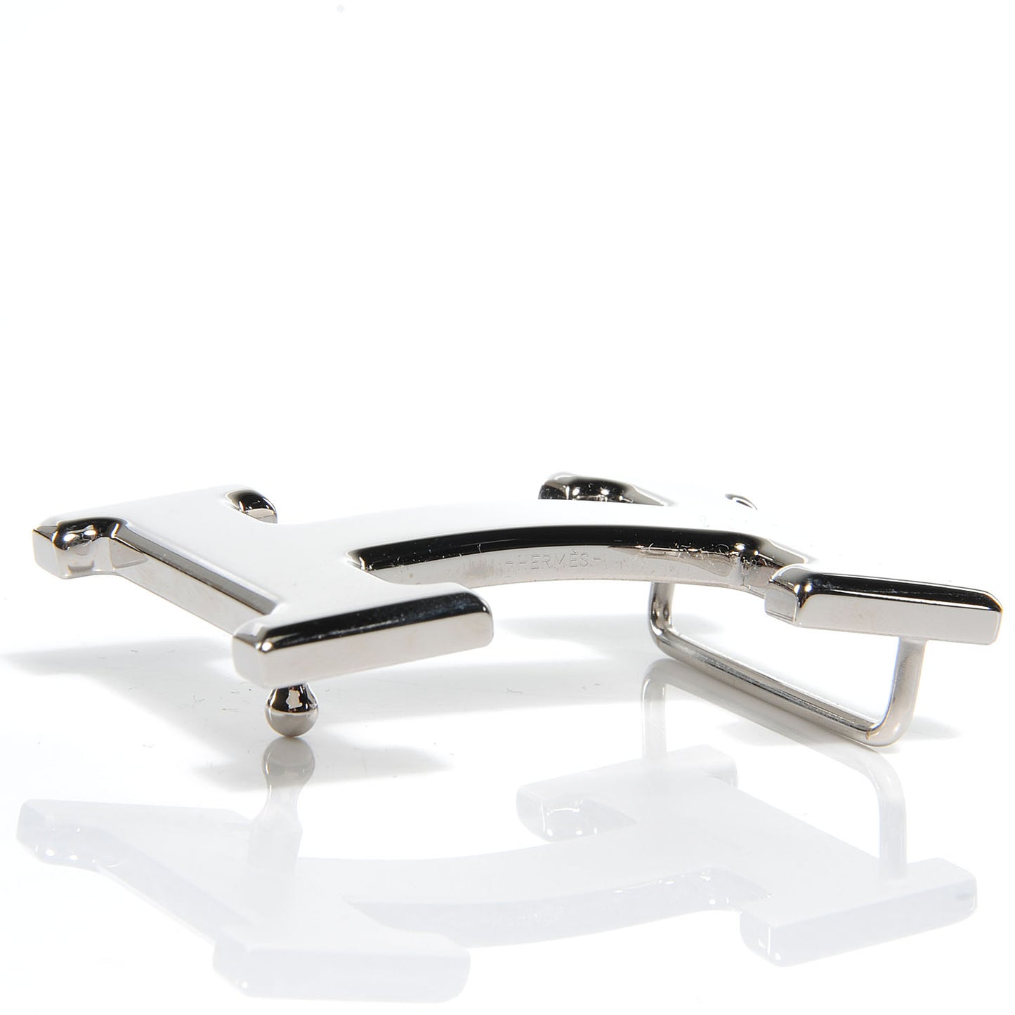 Togo and Box Reversible Constance 32mm H Belt 90 Gold Noir