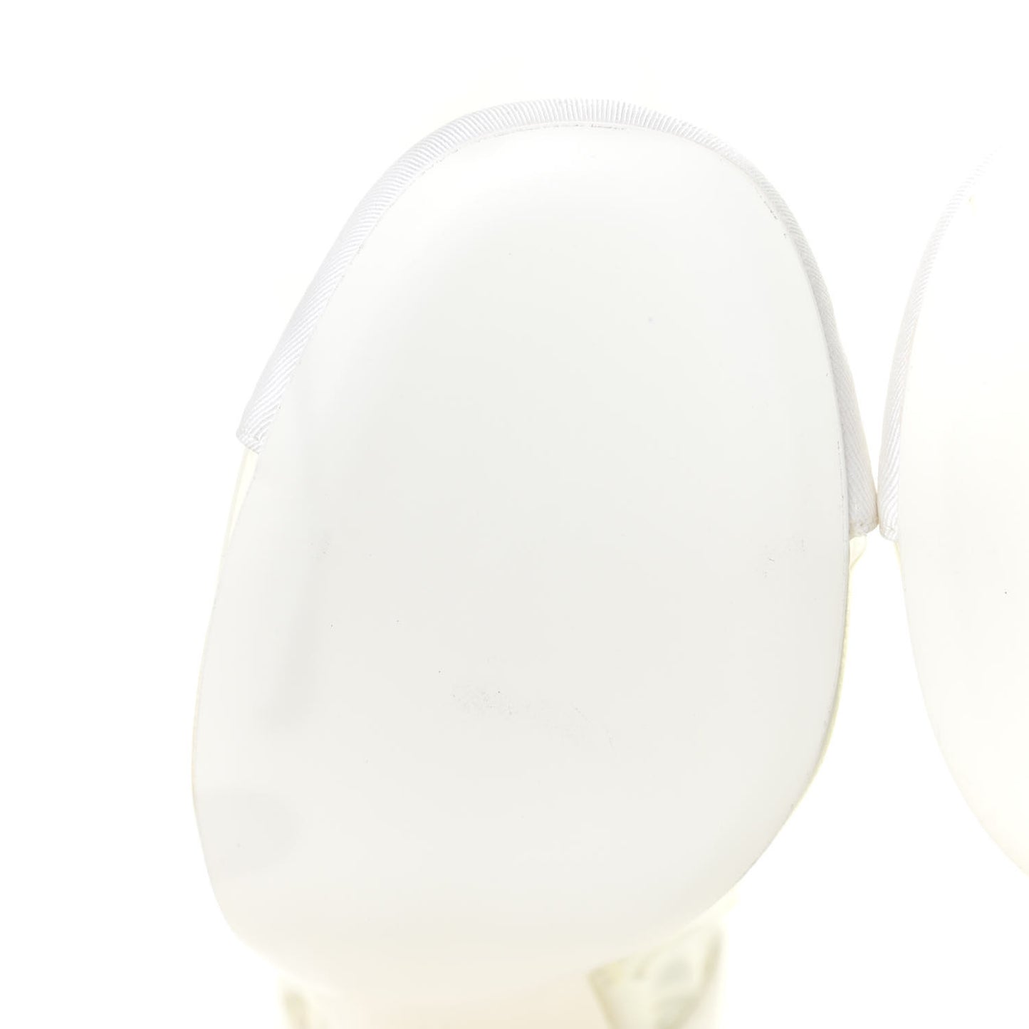 PVC Grosgrain High Boots 36 Transparent White