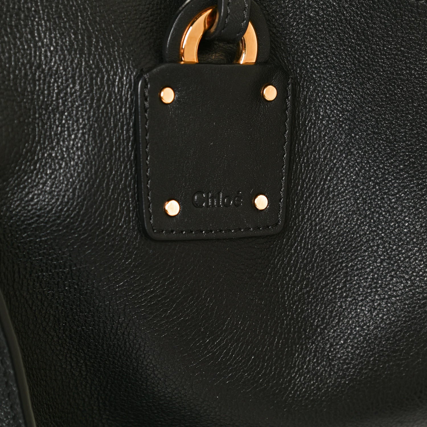 Chloe Smooth Calfskin Medium Vick Tote Black 6 of 17
