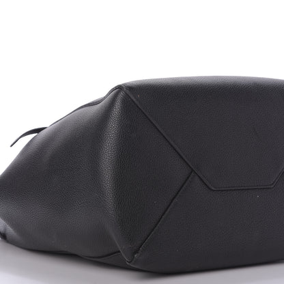 Celine Soft Grained Calfskin Small Belt Cabas Phantom Black 6 of 10