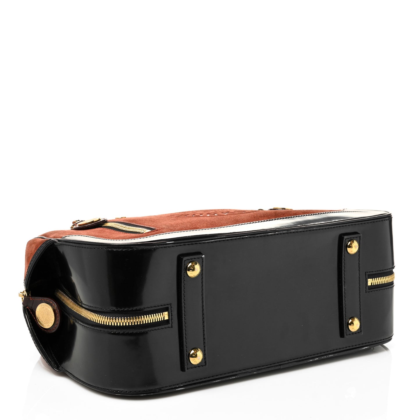 Suede Stamped Havane Bowler GM Brun