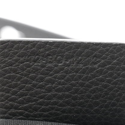 Christian Dior Grained Calfskin Oblique Mini Saddle Messenger Bag With Flap Beige Black 7 of 11