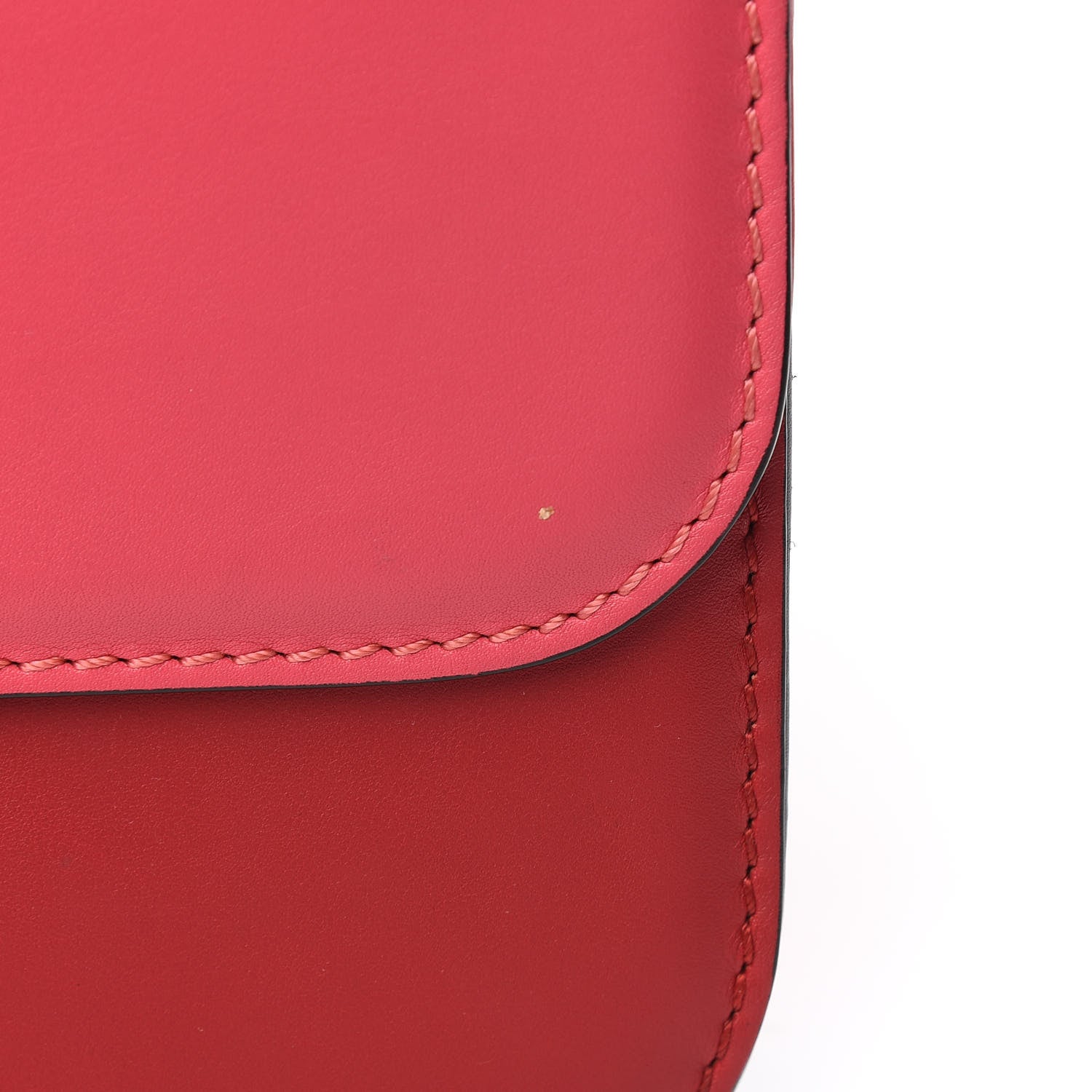 Valentino Garavani Vitello Medium Glam Lock Rockstud Flap Deep Rose Scarlet Grey Green 9 of 9