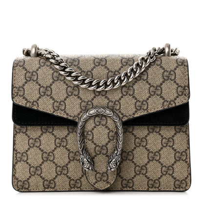 Gucci GG Supreme Monogram Mini Dionysus Shoulder Bag Black 1 of 16
