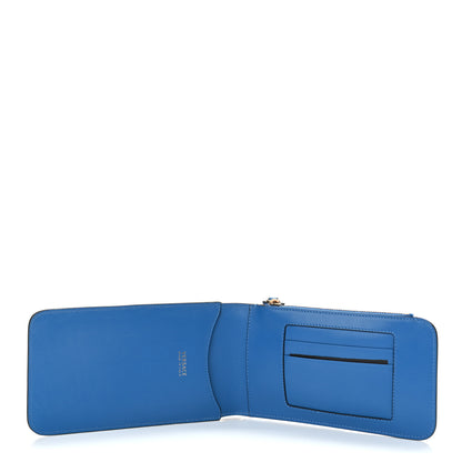 Versace Vitello Medusa Crossbody Phone Pouch Blue 5 of 11