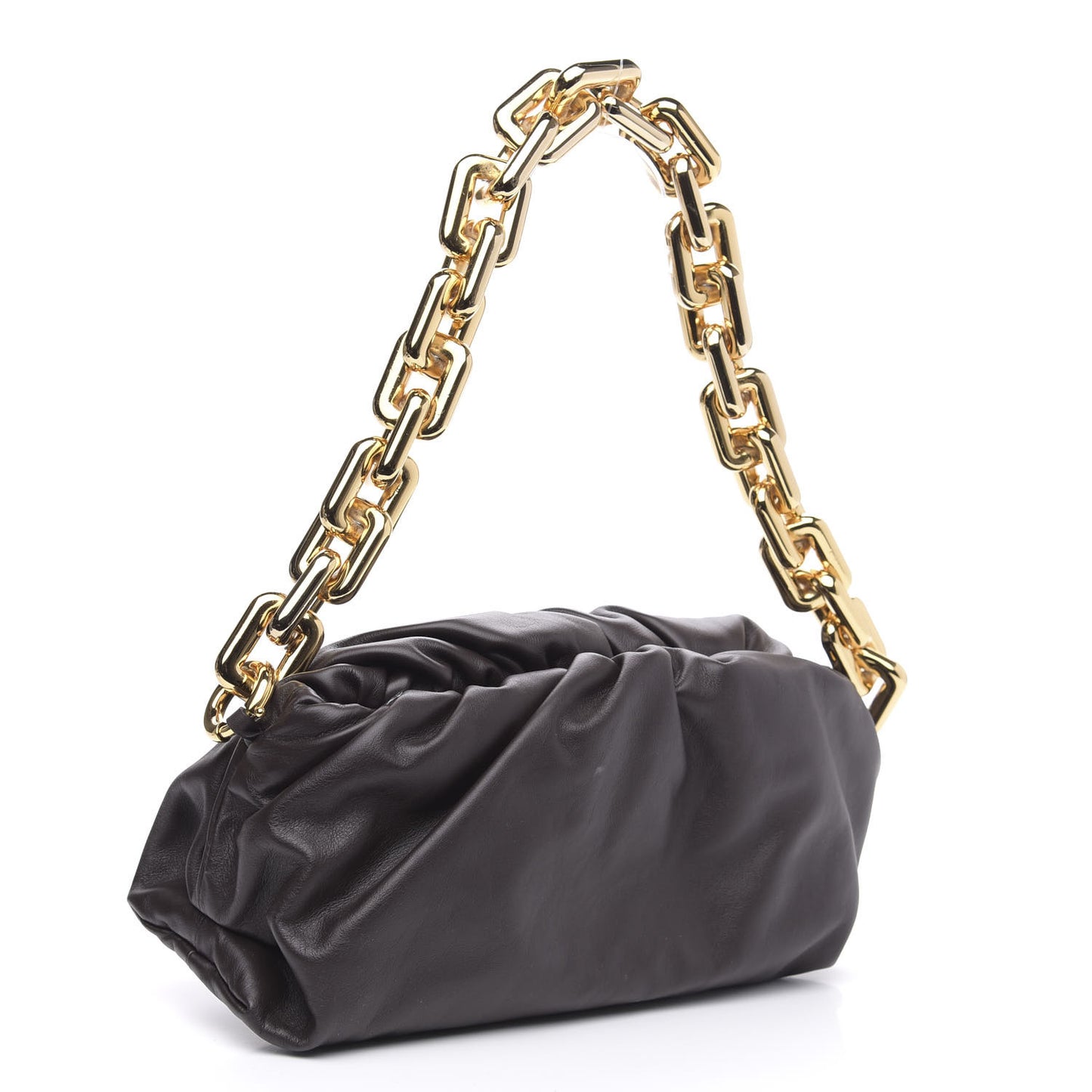 Calfskin The Pouch Chain Ebano