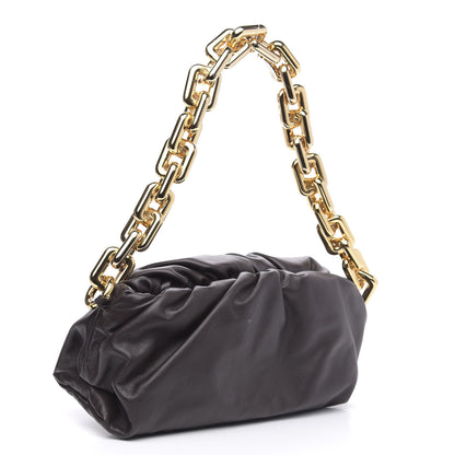 Bottega Veneta Calfskin The Pouch Chain Ebano 3 of 9