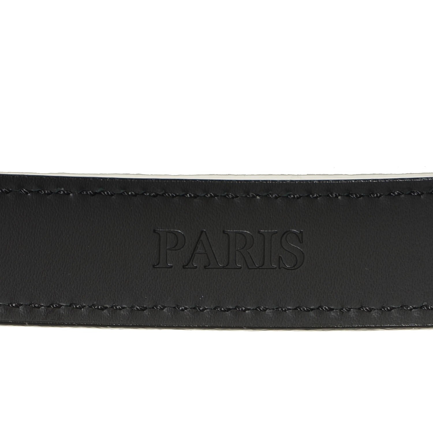 Louis Vuitton Leather Spike 20mm Belt 85 34 Black 8 of 12