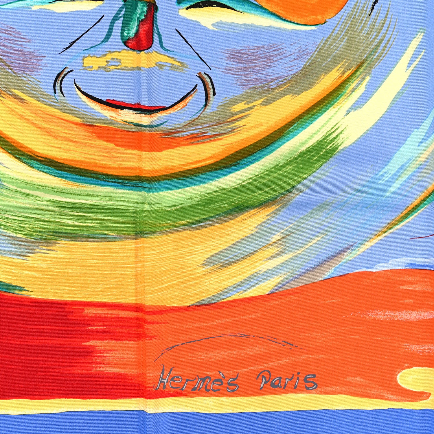 Hermes Silk Smile In Third Millenary Scarf 90 2 of 4