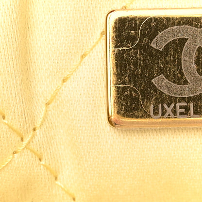 Chanel Shiny Calfskin Quilted Mini Chanel 22 Light Yellow 7 of 10