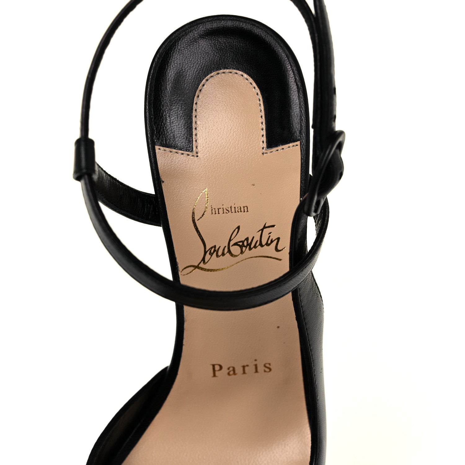 Christian Louboutin Kid Jenlove 100 Pumps 35.5 Black 7 of 7