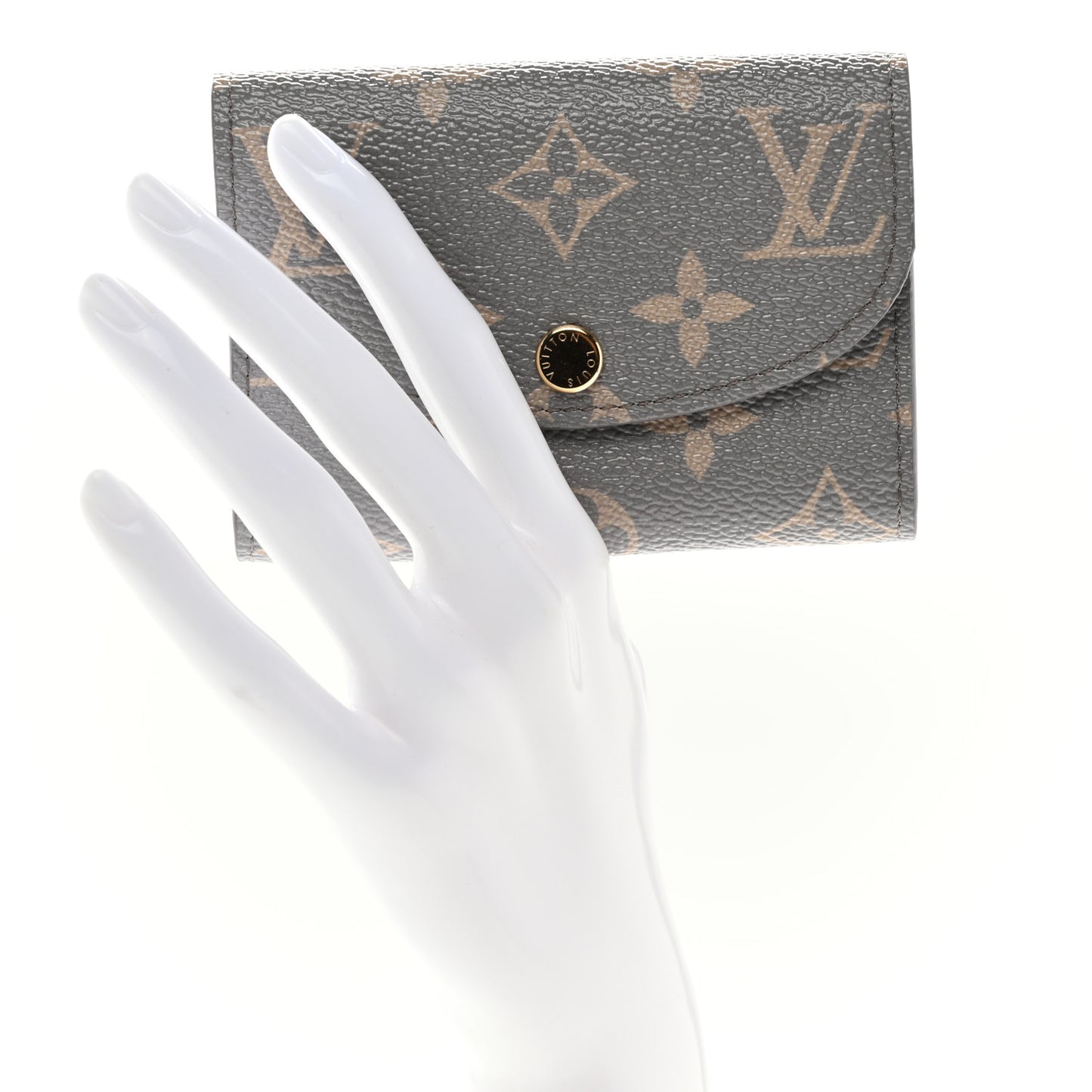 Monogram Rosalie Coin Purse Trianon Gray