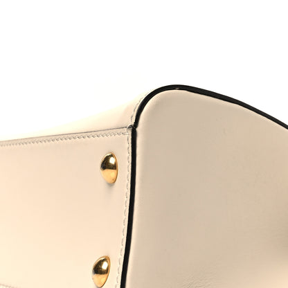 Gucci Calfskin Medium Sylvie Top Handle Tote White 10 of 10