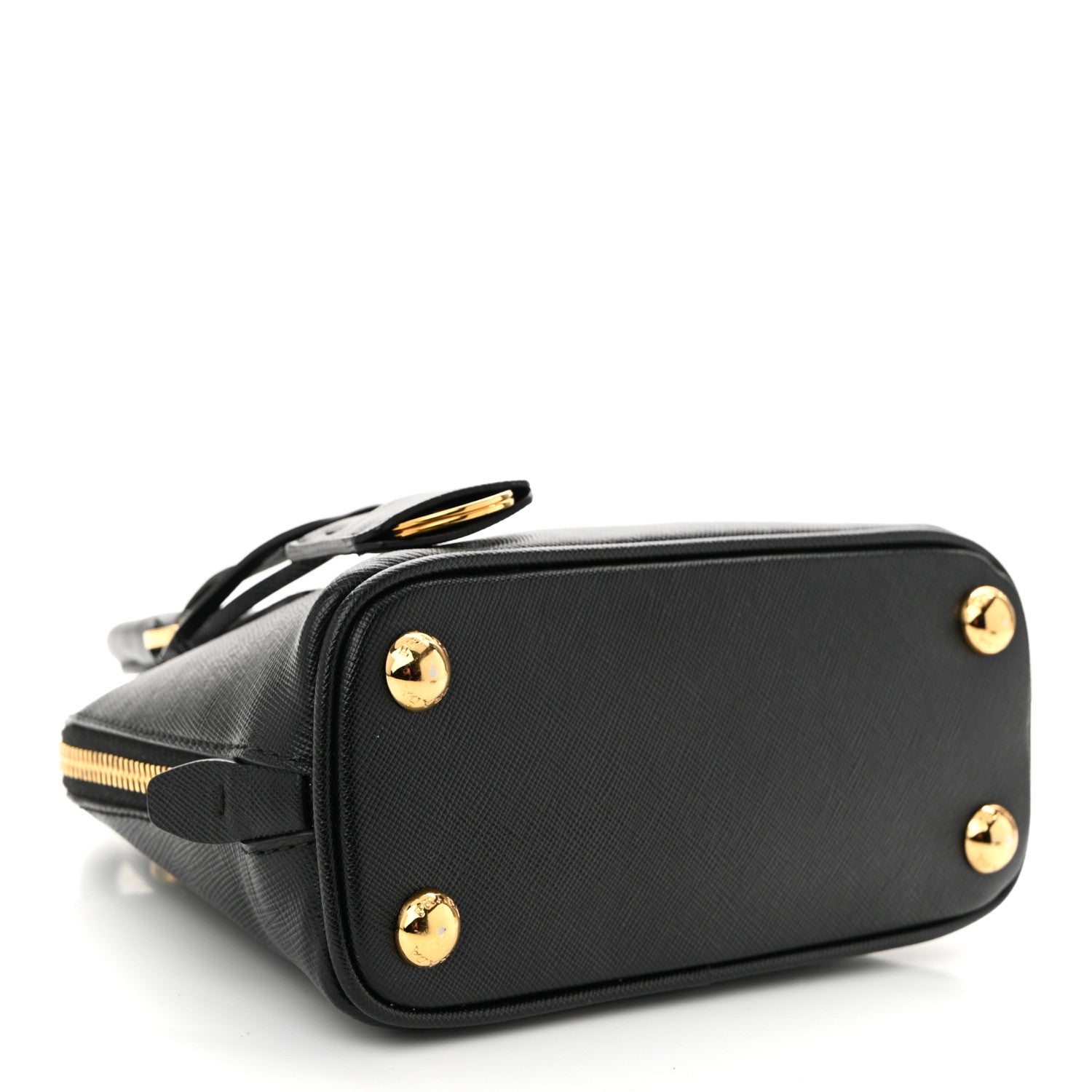 Prada Saffiano Lux Mini Promenade Tote Black 4 of 9