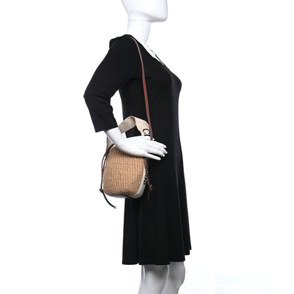 Chloe Natural Woven Fiber Small Woody Basket 2 of 12