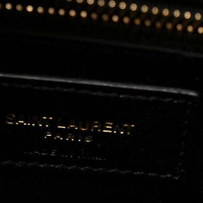 Saint Laurent Calfskin Y Quilted Monogram Medium Loulou Chain Satchel Dark Beige 6 of 10