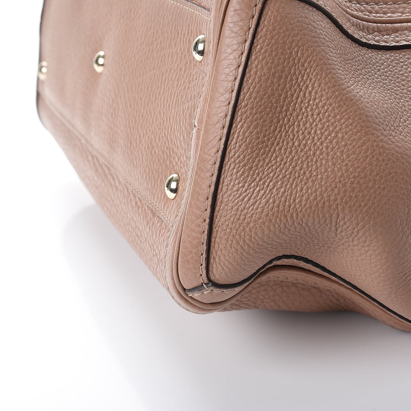 Pebbled Calfskin Medium Bella Tote Rose Beige