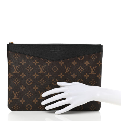 Louis Vuitton Monogram Daily Pouch Black 2 of 6