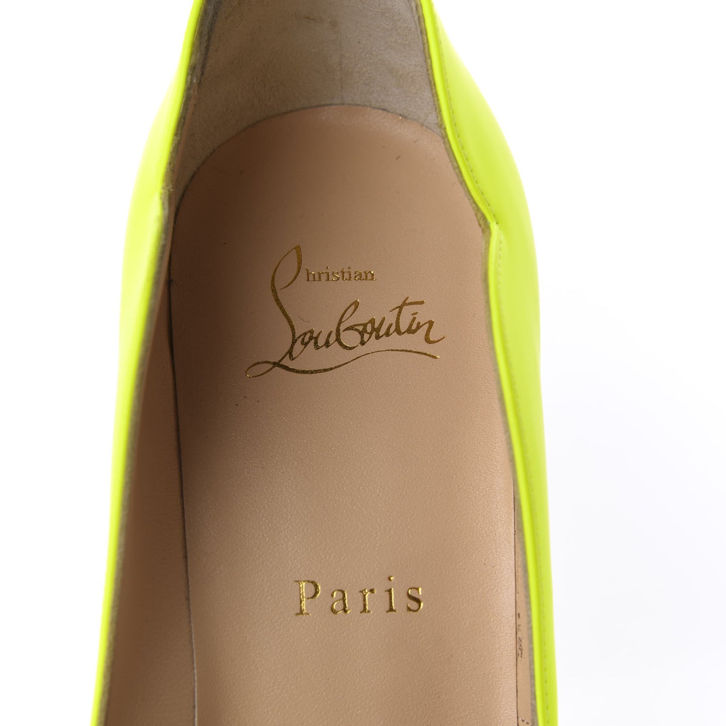 Calfskin Hot Chick 100 Pumps 38.5 Fluo