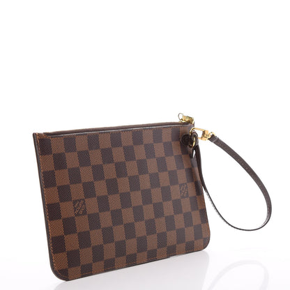 Louis Vuitton Damier Ebene Neverfull MM GM Pochette 3 of 8