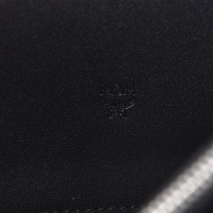 MCM Visetos Large Zip Around Wallet Black 6 of 7