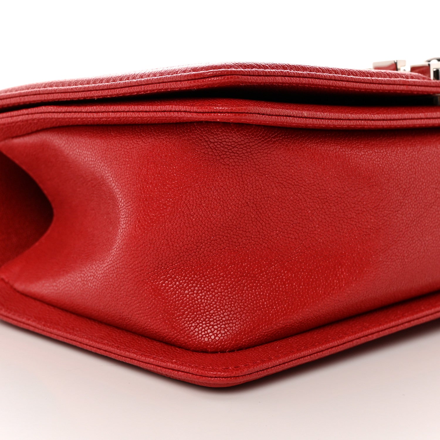 Chanel Caviar Quilted Medium Boy Flap Red 9 of 15