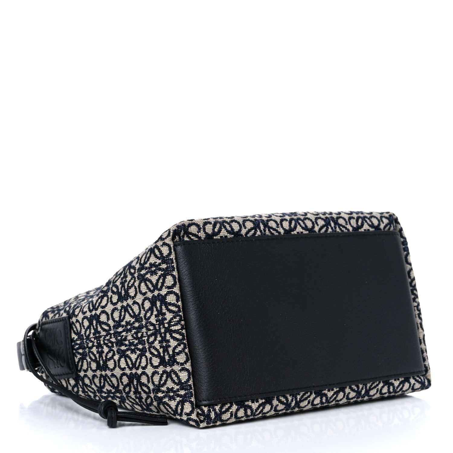 Loewe Jacquard Anagram Calfskin Small Cubi Bag Navy Black 4 of 8