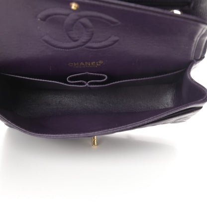 Chanel Caviar Quilted Medium Double Flap Dark Purple 5 of 16