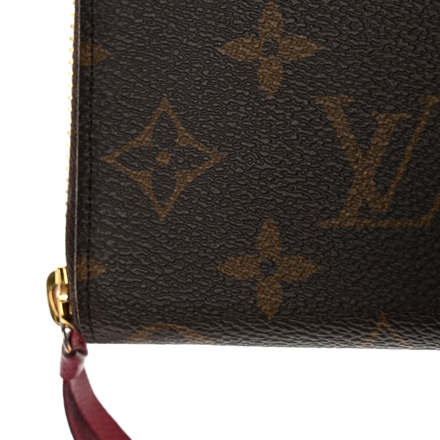 Monogram Clemence Wallet Fuchsia