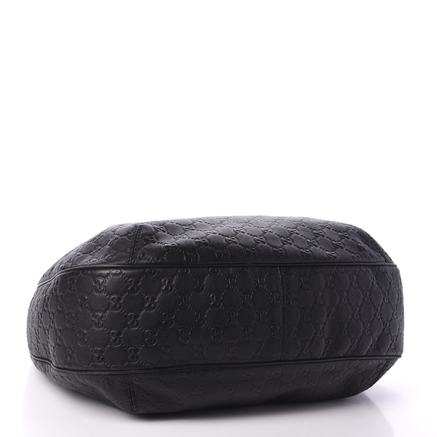 Guccissima Large New Ladies Web Hobo Black