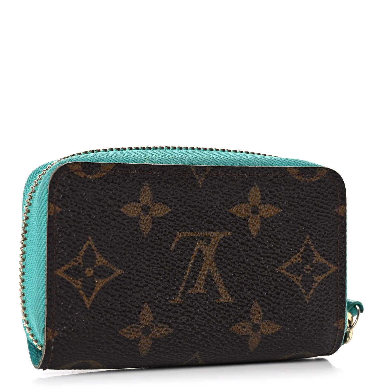 Louis Vuitton Monogram Zippy Multicartes Turquoise 3 of 9