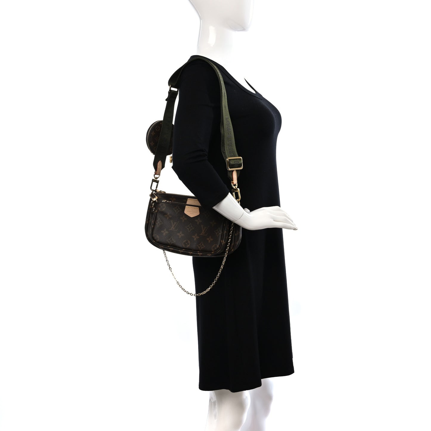 Monogram Multi Pochette Accessories Kaki