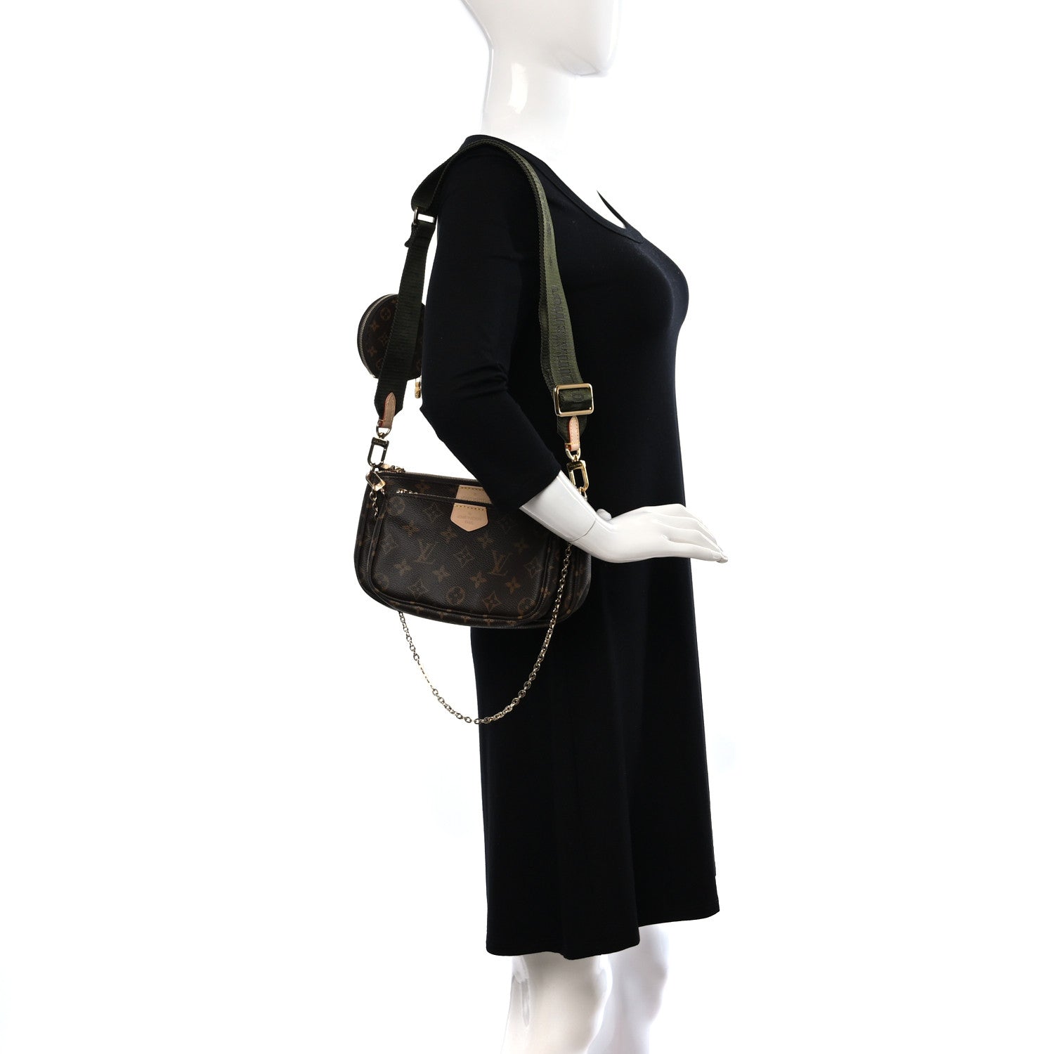 Louis Vuitton Monogram Multi Pochette Accessories Kaki 2 of 13