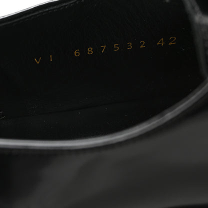 Saint Laurent Vitello Ruinart Mens Marlo 20 Derby 42 Black 9 of 10