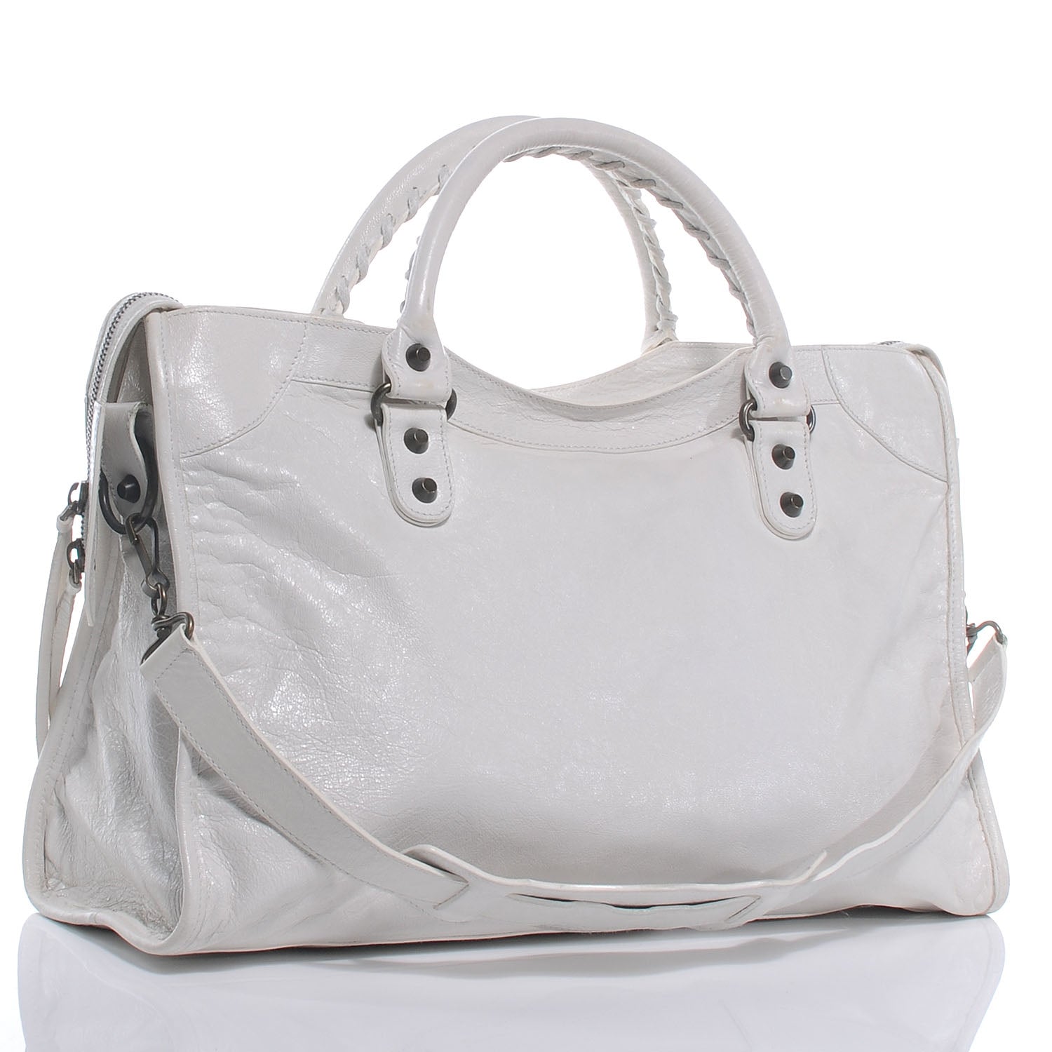 Balenciaga Chevre City White 3 of 11