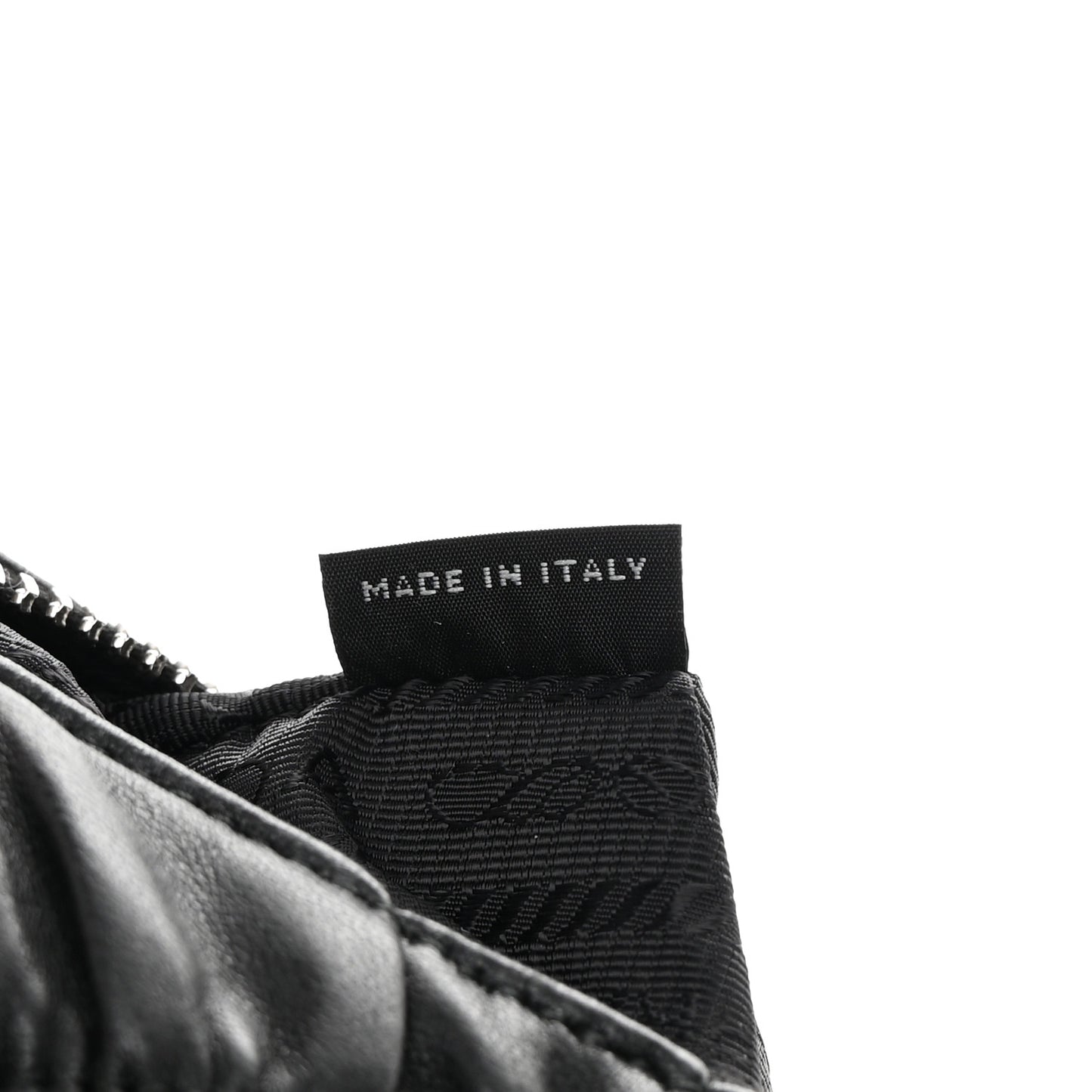 Nappa Gaufre Re-Edition 2005 Shoulder Bag Black