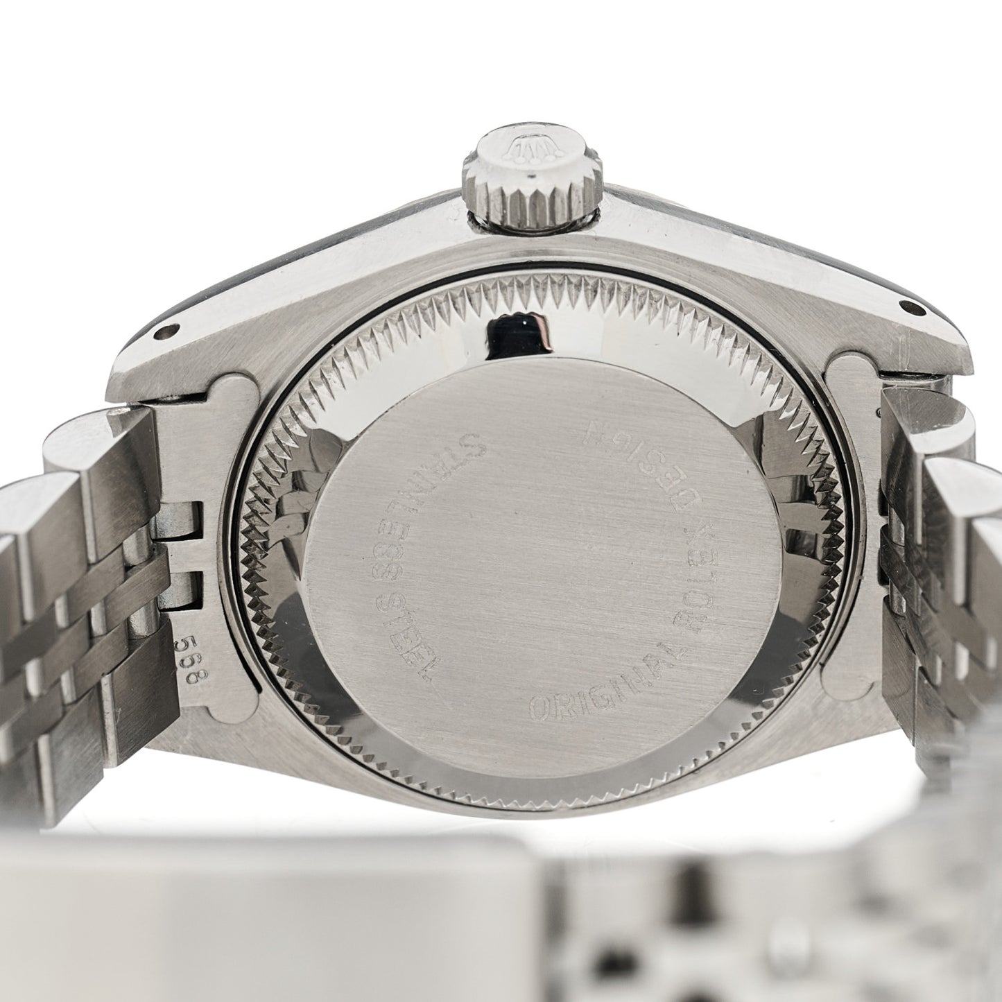 Stainless Steel 18K White Gold Diamond 26mm Oyster Perpetual Datejust Watch Blue Gradient 69174