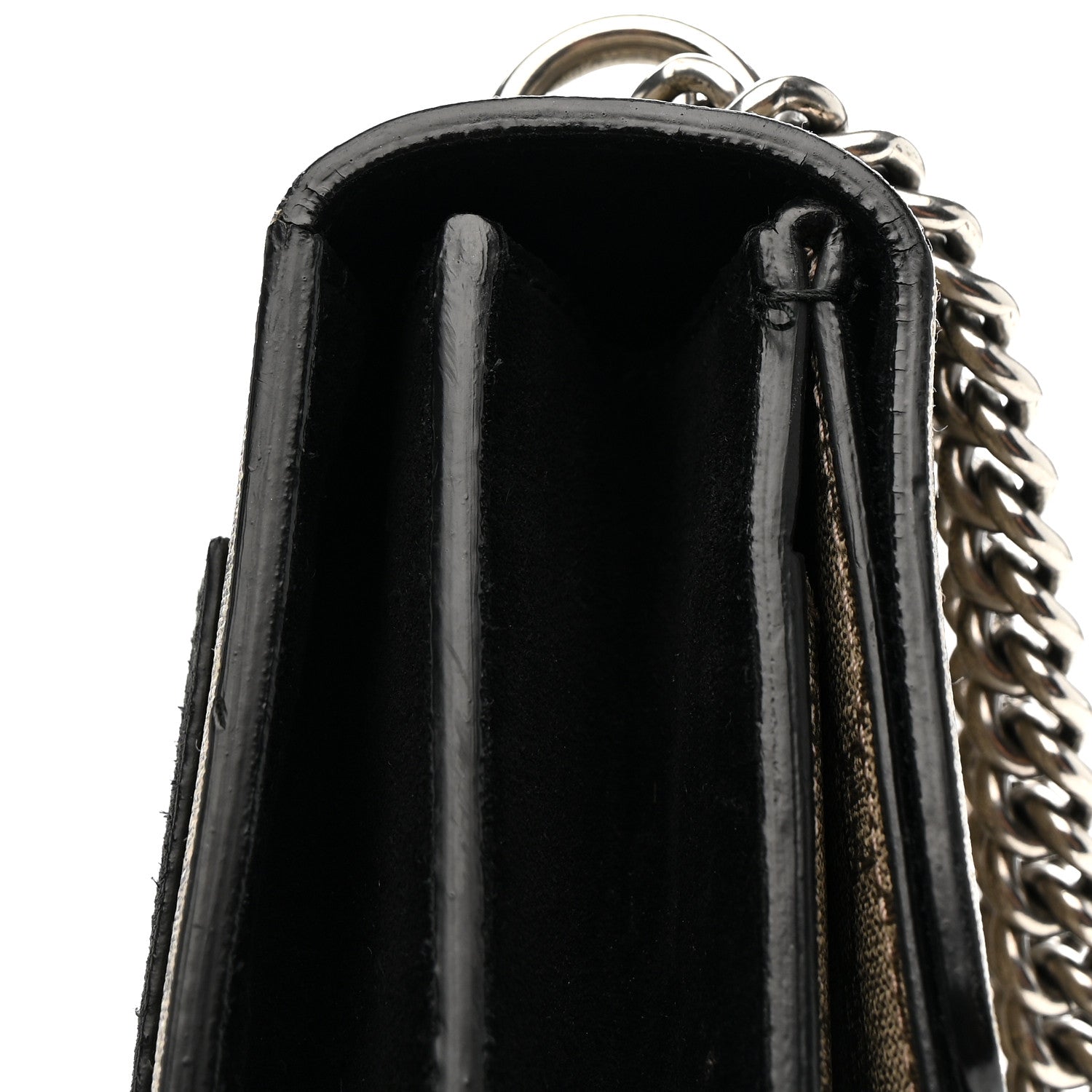Gucci GG Supreme Monogram Medium Dionysus Shoulder Bag Black 20 of 21