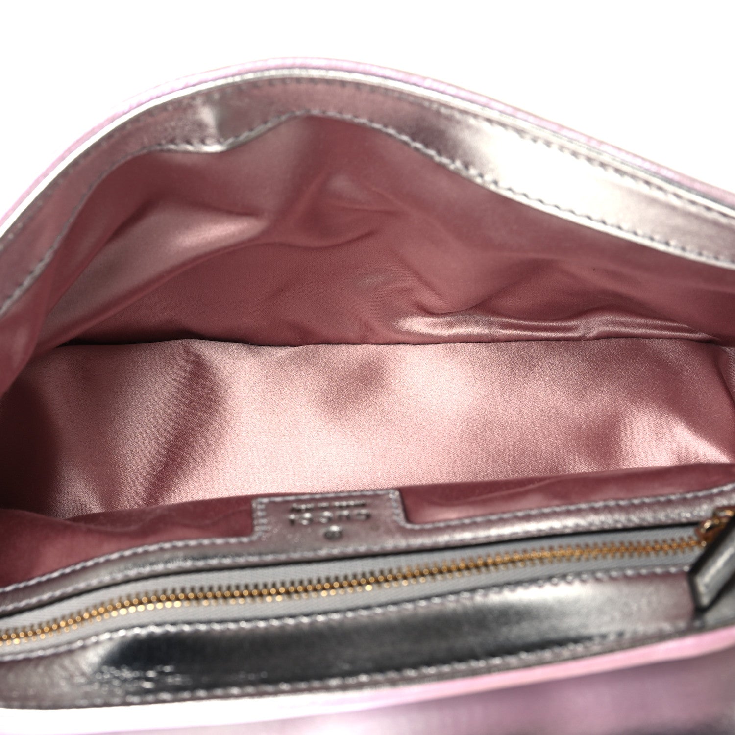 Gucci Iridescent Nappa Chevron Matelasse Small GG Marmont Shoulder Bag Iridescent Escape Pink 5 of 11