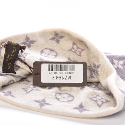 Louis Vuitton Cashmere Silk Monogram Beanie Lilac 6 of 7