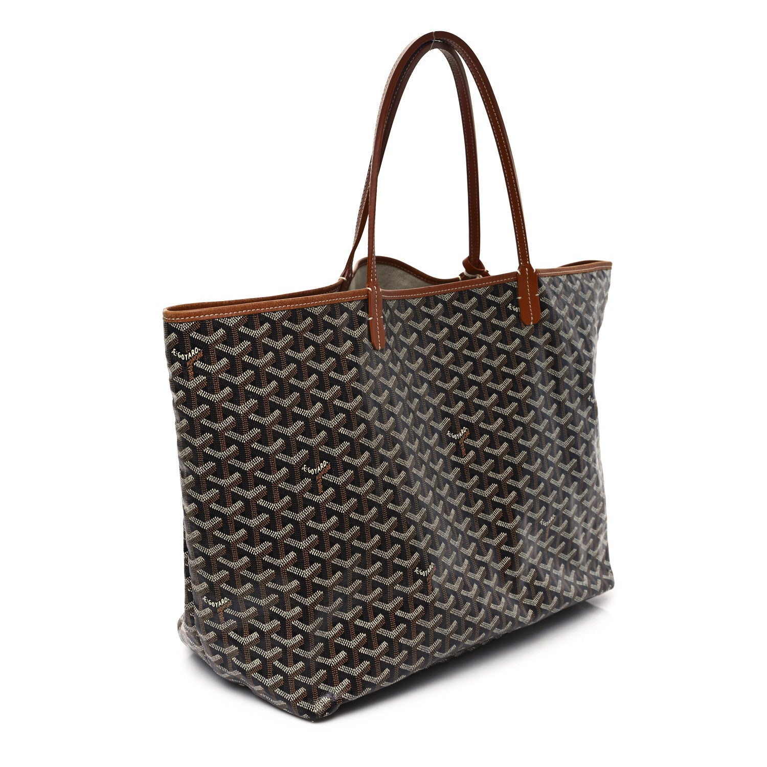 Goyard Goyardine Saint Louis GM Black Gold 4 of 13