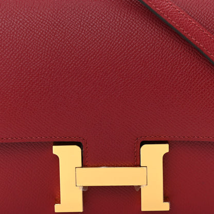 Hermes Epsom Constance 18 Rouge Grenat 7 of 10